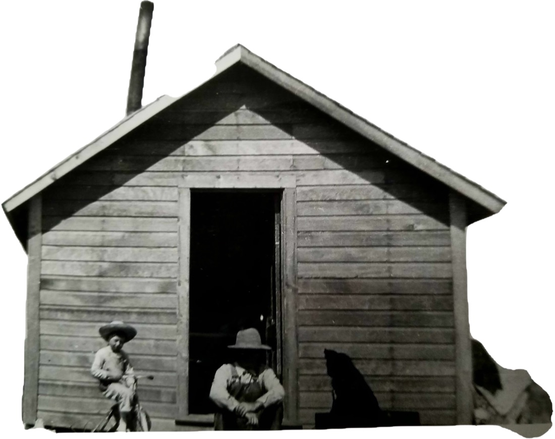 The original homestead house Diana Wedl&rsquo;s great-grandparents built, south of Cheyenne.